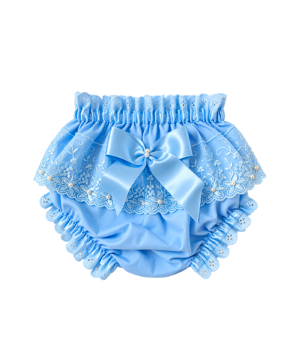 CALCINHA DE GRIPIR AZUL BEBÊ TRICOLINE