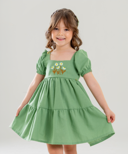 VESTIDO PRINCESA VERDE CANDY