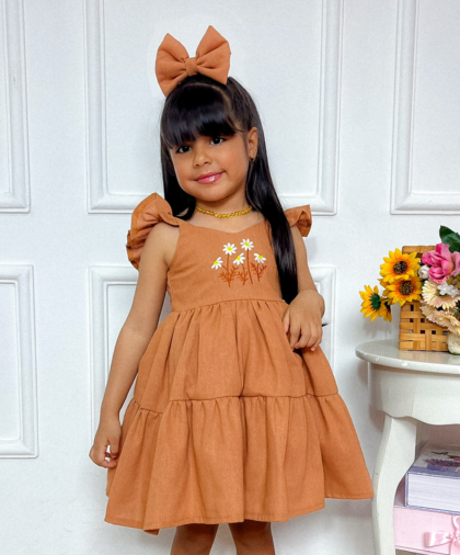 VESTIDO SOFIA CARAMELO